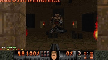 Doom 2: Alien Vendetta (Map 17: Nukefall): UV-Fast 100% (Map Author: Anders Johnsen)