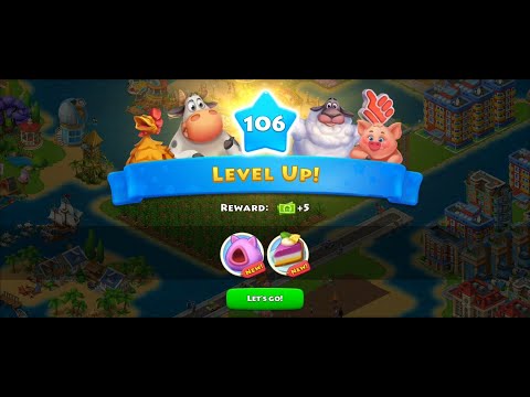 Township Gameplay 106 Level Up