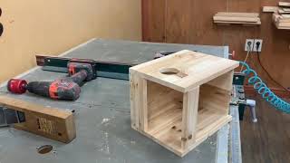 좌측부착용 모란앵무 알통 만들기/ 흰멀 / How to make Lovebird Nest Box