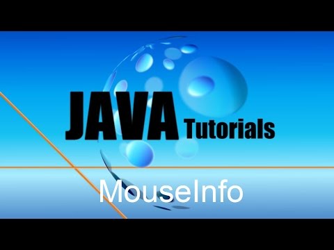 Java Tutorial "MouseInfo" [HD] Deutsch