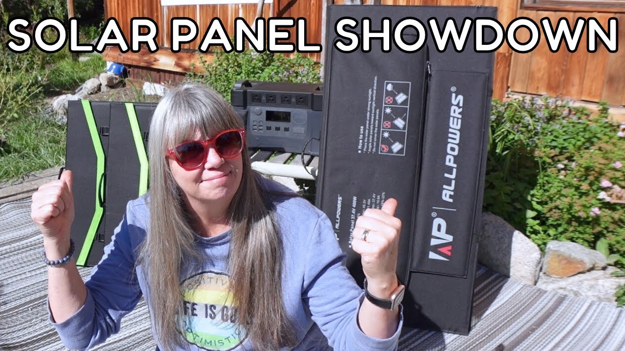 Comparing 2-200Watt to 1-400Watt Allpowers Portable Solar Panels