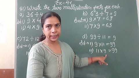 Class-4th maths ch-4 Division ex-4.1