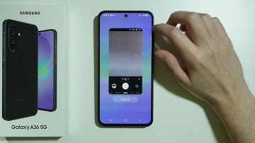 Samsung Galaxy A36 5G: alle camera-instellingen