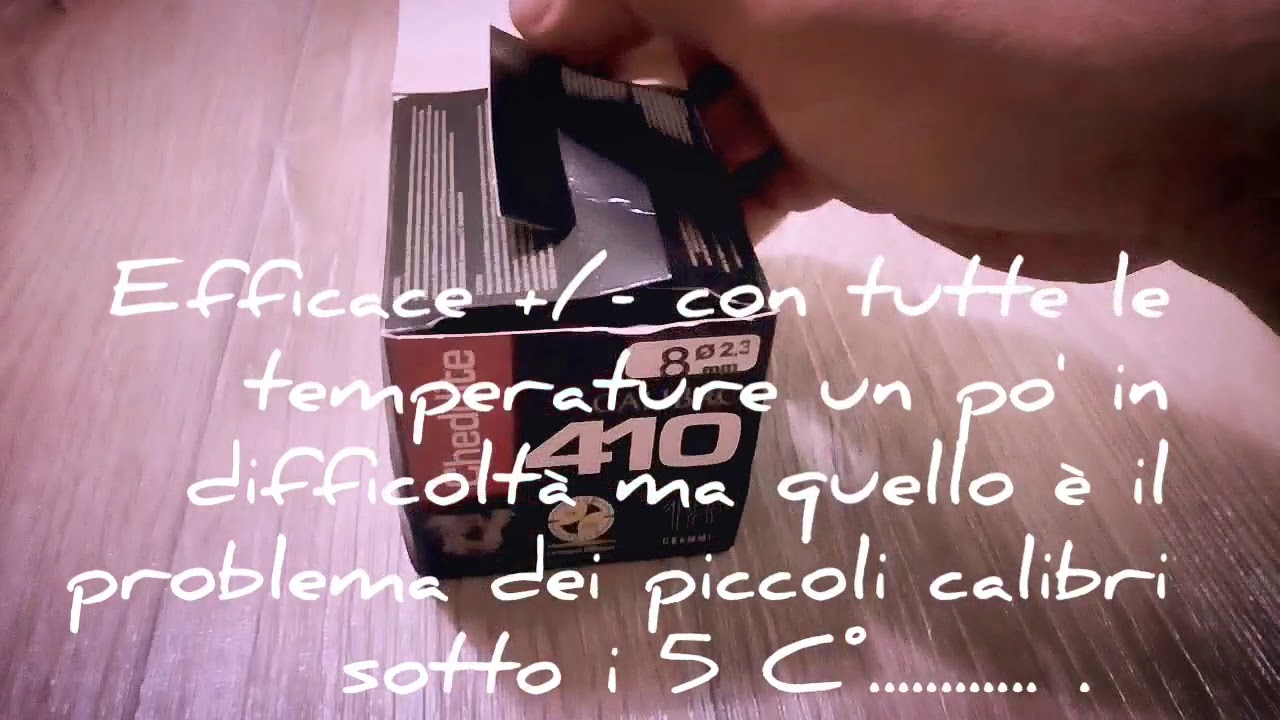 Caccia Con cheddite drago  cal.410 piombo 8 da 18 gr cartuccia multiuso !!