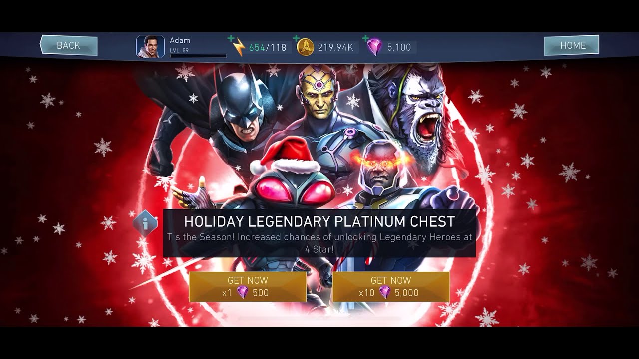 DON’T BUY THE HOLIDAY LEGENDARY PLATINUM CHEST IN INJUSTICE 2