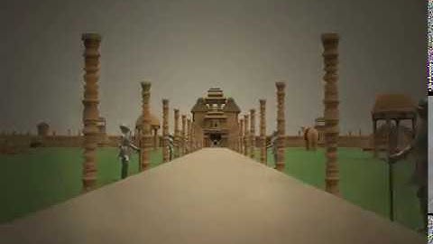 Ancient 3D Architectural Walkthrough - Rajbir Kaur