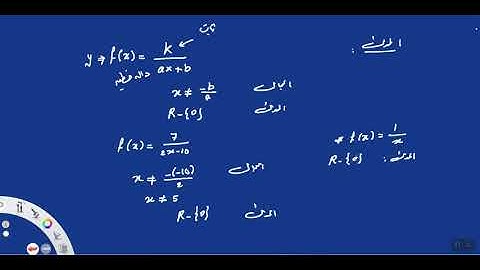 6/16/2020 مدى الداله النسبيه - المحاضره الثانيه - الفصل الاول