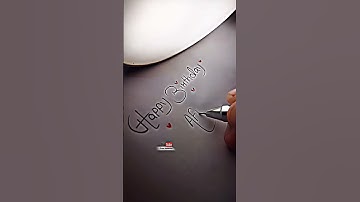 comment your name 😊 #calligrapher #birthdayart #calligraphymasters #love #calligraphy #art