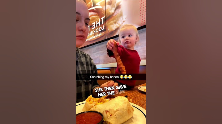 When your baby steals your food 😂