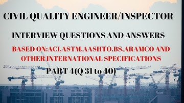 PART-4|QUALITY ENGINEER/INSPECTOR INTERVIEW QUESTIONS AND ANSWERS (Q31 to 40)|BY NA STUDY