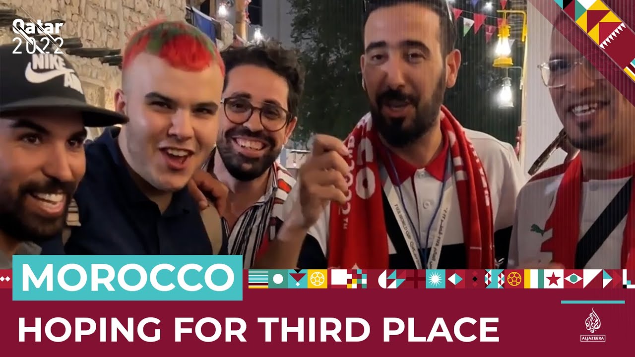 جماهير المغرب تحلم بالمركز الثالث في كأس العالم | قناة الجزيرة الإخبارية