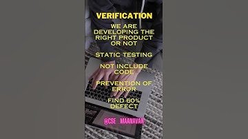 Verification vs Validation #shortsfeed #softwareengineering