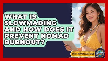 What Is Slowmading And How Does It Prevent Nomad Burnout? - Digital Nomad Success Guide