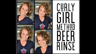 Curly Girl Method- Beer rinse