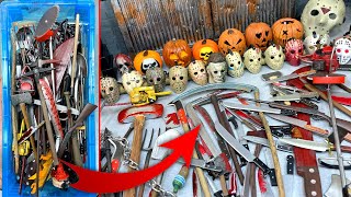 MASSIVE HORROR ACTION FIGURE WEAPONS COLLECTION! (2023)