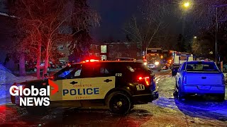 2 Edmonton police officers shot and killed while responding to 