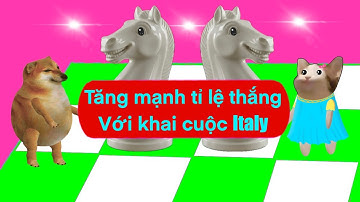 Tăng mạnh tỉ lệ thắng với khai cuộc itali #chess #covualogic #cheemscovua 
