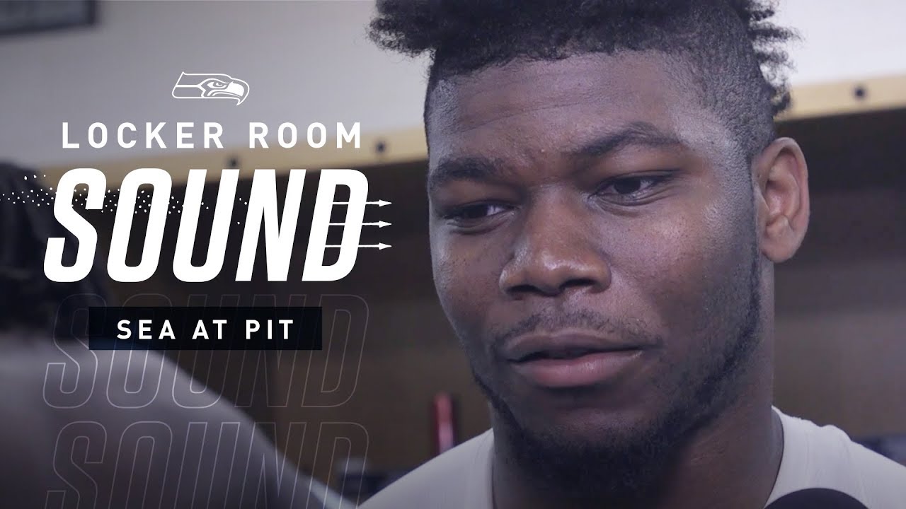 Locker Room Sound at Steelers: Rashaad Penny's Rushing Touchdown | 2019 Seattle Seahawks