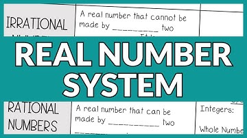 Real Number System Lesson for High School Algebra 1