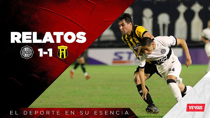 CLAUSURA 2024: OLIMPIA 1-1 GUARANÍ
