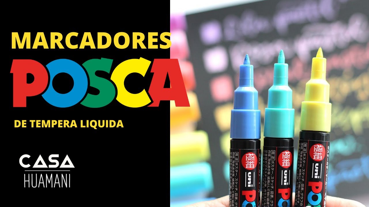 Vamos a probar juntos los plumones Posca! 🥰✨💖 La verdad se los recom