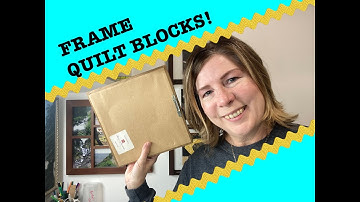 Frame Your Quilt Blocks! | Easy Quilt Block Project | Quilt Art | Fabric Art | Easy Project