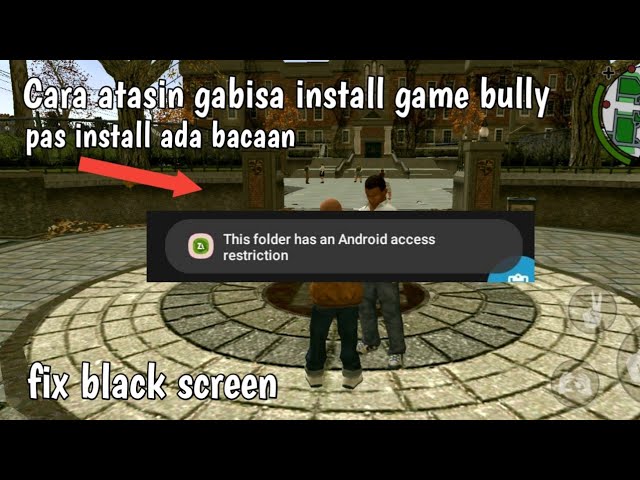 FIX CRASH in Bully game for Android 13 !! in 2 minutes 