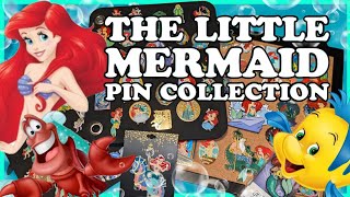 My ENTIRE Disney Little Mermaid PIN Collection 😍 Pin Collection ✨ #thelittlemermaid #disneypins