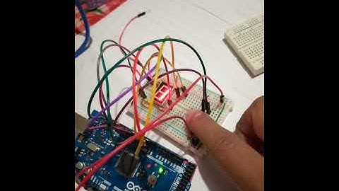 display 7 segmentos con dos pulsadores