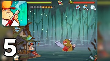 Swamp Attack - Gameplay Walkthrough Part 5 - Levels 17-18 Completed & Boss Fight (iOS, Android)