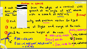 Motion in Space - Vector Calculus