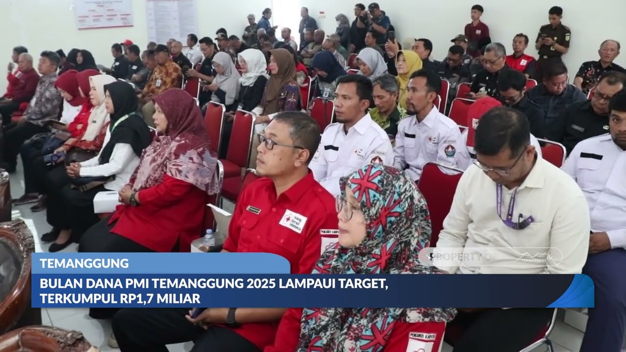BULAN DANA PMI TEMANGGUNG 2025 LAMPAUI TARGET, TERKUMPUL RP1,7 MILIAR
