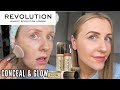 Testing NEW Revolution Conceal & Glow Foundation | First Impression, Wear Test & Review