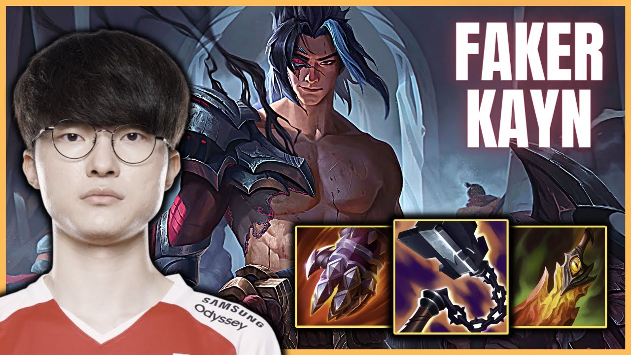 T1 FAKER EUW BOOTCAMP - FAKER KAYN JUNGLE VS EKKO - PATCH 11.19