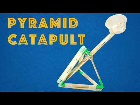 Young Engineers: Pyramid Catapult - Easy and Powerful DIY STEM Project for Kids