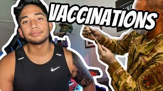 UPDATE MANDATORY AIR &amp; SPACE FORCE VACCINATIONS / 10 Years in the MILITARY