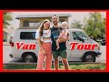 VAN TOUR Dodge Ram Sportsmobile | Traveling with a Baby & Dog | Family of 3