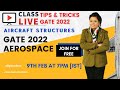 Aircraft Structures Concepts GATE 2022 #GateAerospace || Space Inox