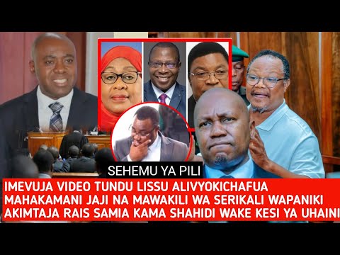 IMEVUJA KILICHOTOKEA MAHAKAMANI TUNDU LISSU ALIVYOKIWASHA NA KUMTAJA SAMIA SHAHIDI WAKE JAJI APANIKI
