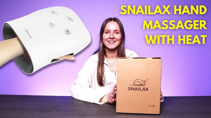 Snailax Wireless Hand Massager with Heat and Compression, Vibration Hand  Massager Machine for Pain Relief, White 