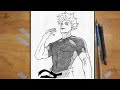 How To Draw Gojo Cool Pose Jujutsu Kaisen Art Tutorial 