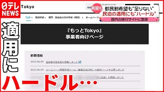 【都民割】再開も「ほとんど売り切れ」  宿泊施設も「利用にハードルが…」