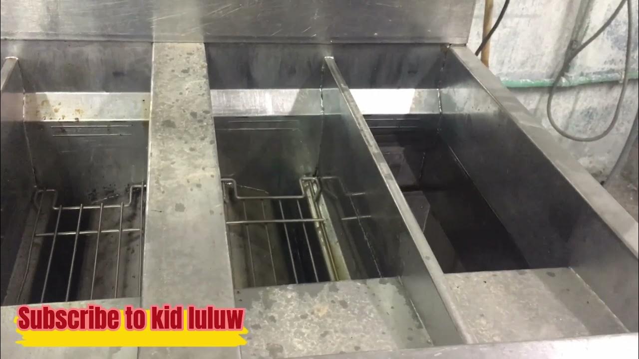 How to drain the oil in manual button for frymaster model 3000 computer