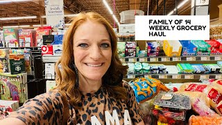 FAMILY OF 14 WEEKLY GROCERY HAUL