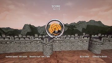 A Game with Gliding - Sample 5 - Unreal Engine 4