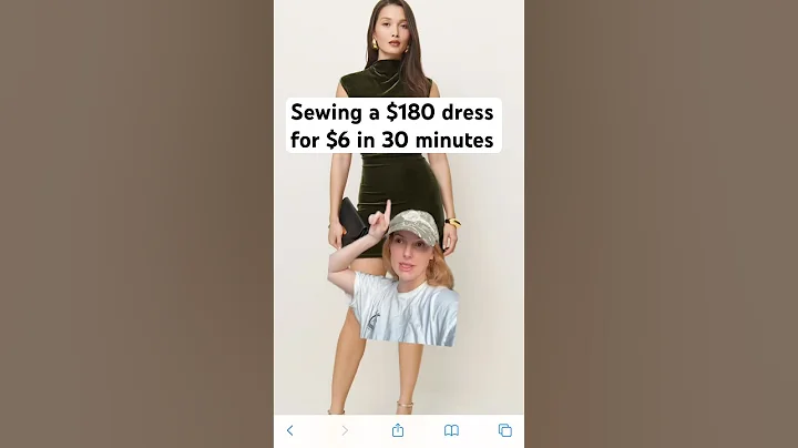 Sewing a $180 for $6 in less than 30 minutes