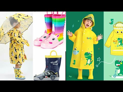 أحذية شتوية للاطفال أحذية مطاطية أحذية مطر معطف مطر    