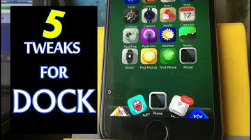 5 Tweaks For Your iphone  Dock Only || Jailbreak 10 -10.2 ||