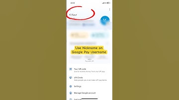 How to Use Nick User Name on Google Pay | Google Pay Hacks | Gpay Settings #shorts