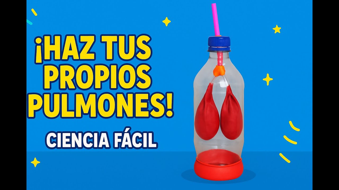 Experimento Pulmones Caseros que Respiran -Proyecto escolar